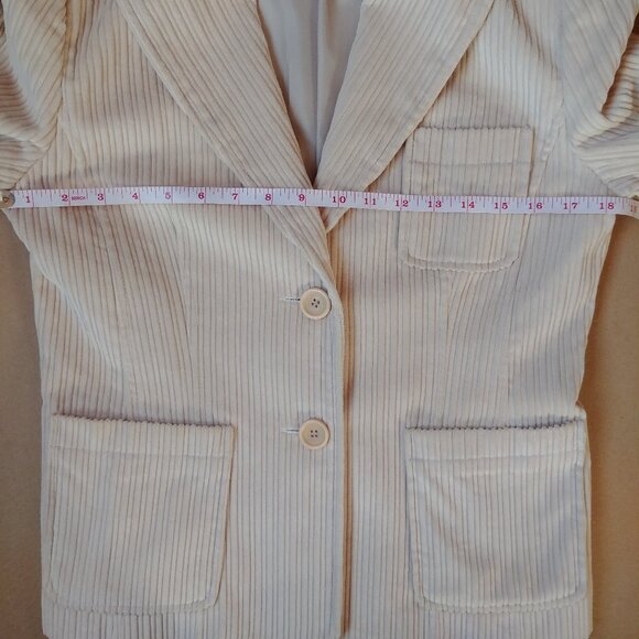 Tribal cream off white 100% cotton corduroy blazer jacket size 8 - Picture 11 of 14
